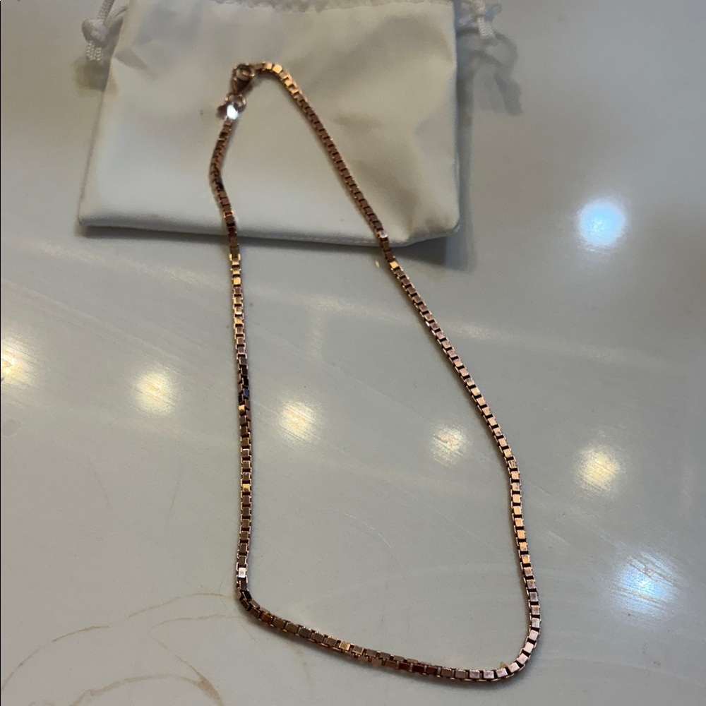 Milor bronze Italian made Elegant Gold-Toned Necklace
